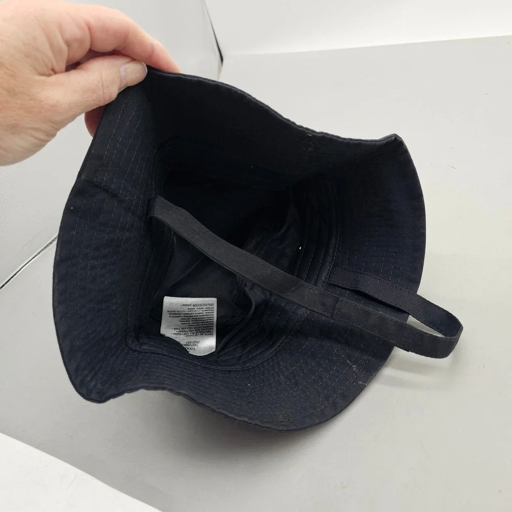 Nike Toddler Boys Bucket Hat Black Swoosh Logo Sun Hat 2/4T 7A2682-023
